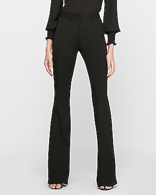 High Waisted Stretch Flare Pants