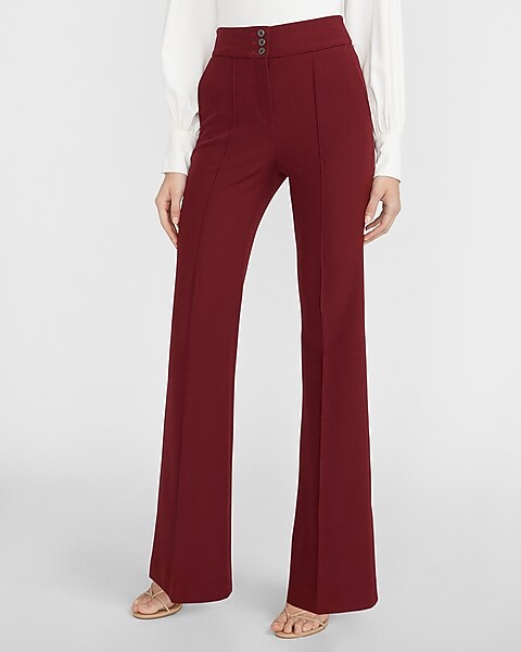Super High Waisted Supersoft Seamed Flare Pant