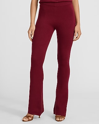 knee length dresses for ladies Women's Fleece Flare Pants | Cross-Waistband 27in