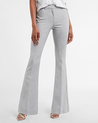 EXPRESS High Waisted Houndstooth Flare pant Black Size 2 - $25 (68% Off  Retail) - From Abby