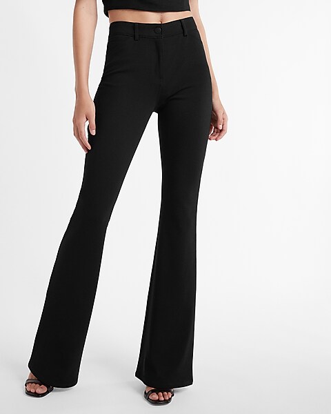 High Waisted Stretch Flare Pant