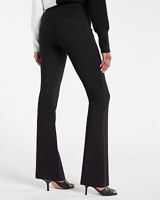 Columnist High Waisted Knit Pull-on Flare Pant | Express