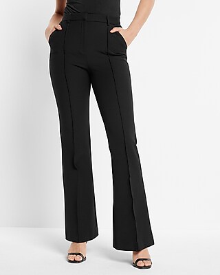 Super High Waisted Seamed Flare Pant