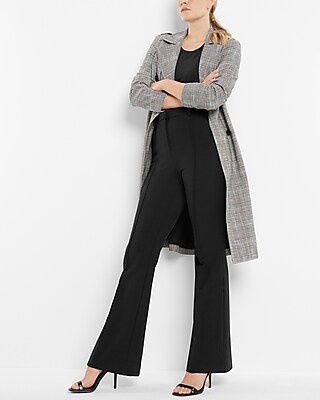 Super High Waisted Seamed Flare Pant