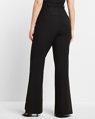 Super High Waisted Seamed Flare Pant