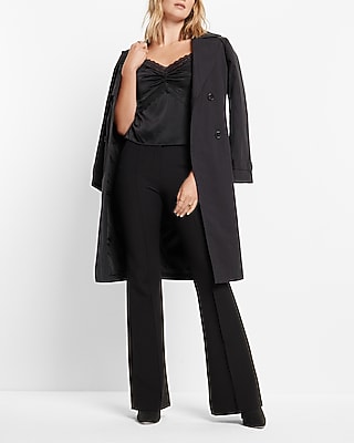 Super High Waisted Seamed Flare Pant