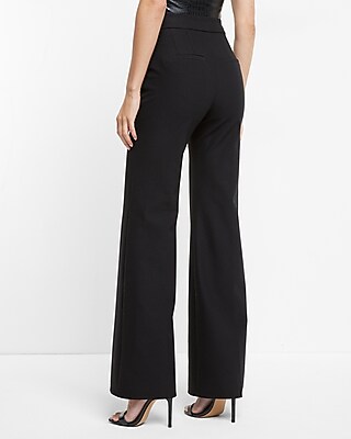 Super High Waisted Flare Trouser Pant | Express