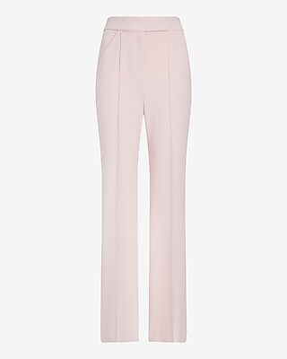 Super High Waisted Pintuck Flare Trouser Pant