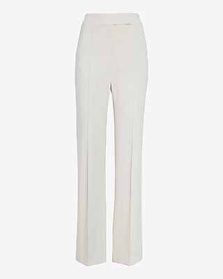 パンツ 2TUCK SLIM FLARE SLACKS 44 Super High Waisted Pintuck Flare Trouser Pant | Express