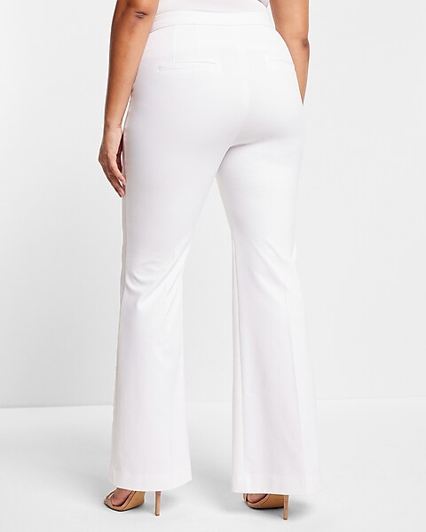 Super High Waisted Front Seam Slim Flare Pant
