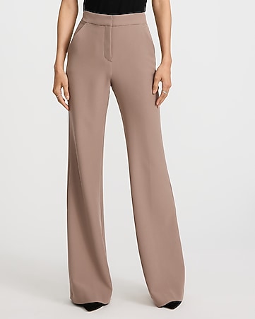 express women's dress pants black #depop #depopfamous #06747053 Brown High Waisted Dress Pants
