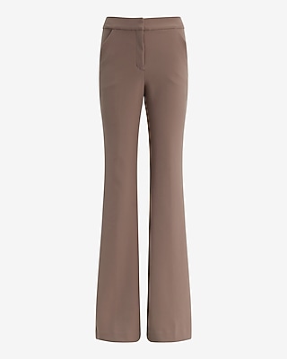 Editor Studio Stretch Twill High Waisted Flare Trouser