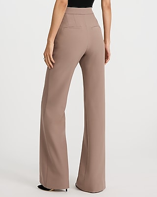 Editor Studio Stretch Twill High Waisted Flare Trouser
