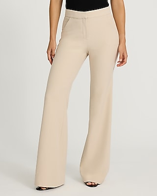 Editor Studio Stretch Twill Mid Rise Wide Leg Pant