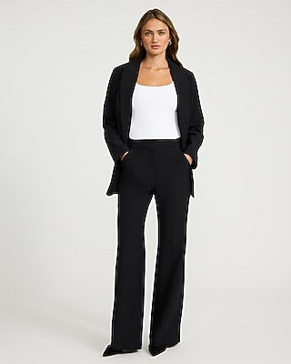 Editor Studio Stretch Twill High Waisted Flare Trouser