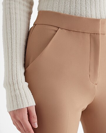Buy Dark Brown High Rise Wide Leg Pants for Women Online