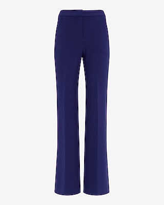 Editor Studio Stretch Twill High Waisted Flare Trouser-Soft Beige - image 5