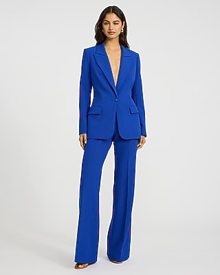 Editor Studio Stretch Twill High Waisted Flare Trouser