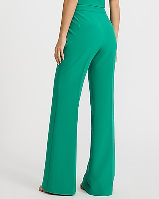 Editor High Waisted Flare Trouser Studio Stretch Twill