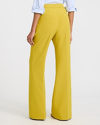 Editor Studio Stretch Twill High Waisted Flare Trouser