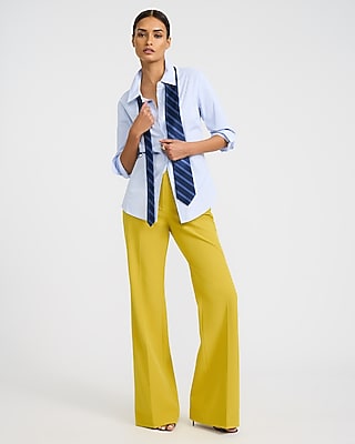 Editor Studio Stretch Twill High Waisted Flare Trouser