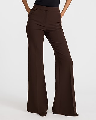 Editor Studio Stretch Twill High Waisted Flare Trouser