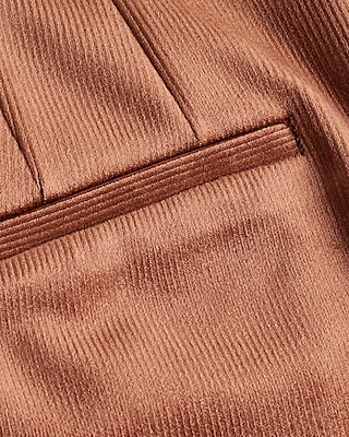 Editor High Waisted Velvet Corduroy Trouser Flare Pant