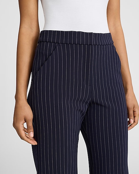 Editor High Waisted Pinstripe Trouser Flare Pant | Express Editor High Waisted Pinstripe Trouser Flare Pant | Express
