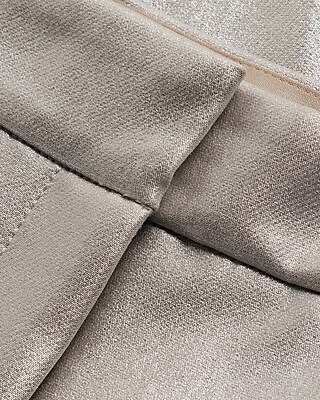 Editor High Waisted Metallic Trouser Flare Pant