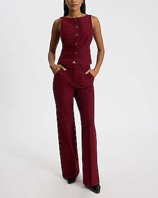 Editor High Waisted Trouser Flare Pant