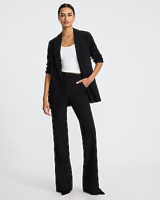 Editor Studio Stretch Twill High Waisted Sleek Flare Pant - image 3