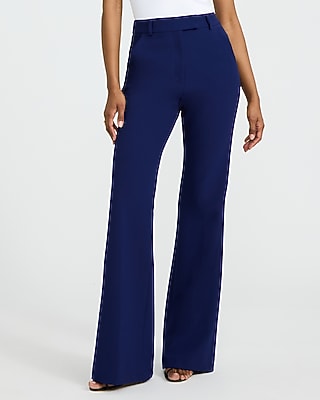 Editor Studio Stretch Twill High Waisted Slim Flare Pant