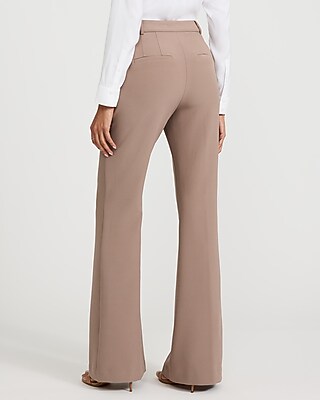 Editor Studio Stretch Twill High Waisted Slim Flare Pant