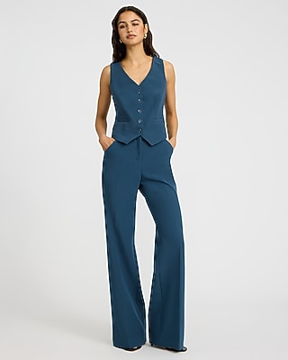 Editor Signature Stretch High Waisted Flare Trouser