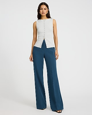Editor Signature Stretch High Waisted Flare Trouser - image 5