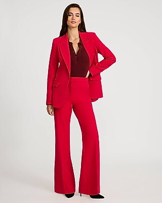 Editor Signature Stretch High Waisted Flare Trouser