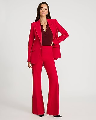 Editor Signature Stretch High Waisted Flare Trouser
