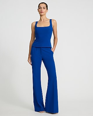 Editor Signature Stretch High Waisted Flare Trouser