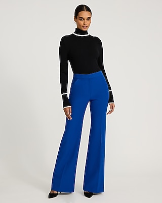 Editor Signature Stretch High Waisted Flare Trouser