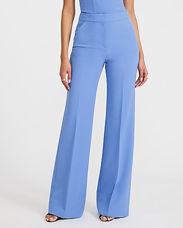 high waisted dress pants for women LILLUSORY Womens Wide Leg Work Flowy Business Casual Outfits Available In Black Hotojiny Women Wide Leg Suit