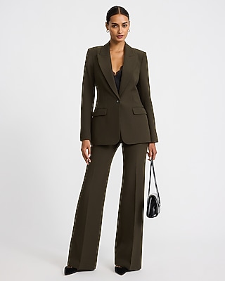 Editor High Waisted Flare Trouser Signature Stretch