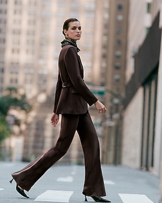 Editor High Waisted Flare Trouser Signature Stretch