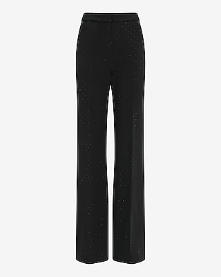 Editor Embellished High Waisted Flare Trouser