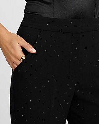 Editor Embellished High Waisted Flare Trouser
