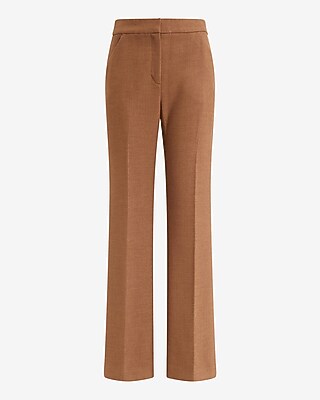 Editor High Waisted Flannel Flare Trouser