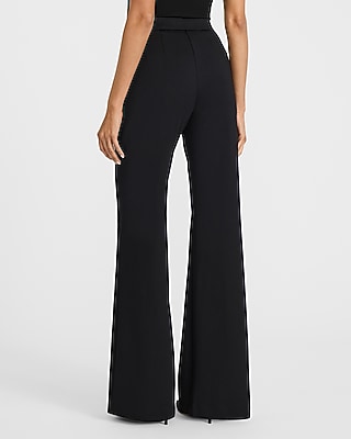 Pull-on Signature Ponte High Waisted Flare Trouser