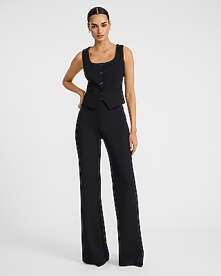 Pull-on Signature Ponte High Waisted Flare Trouser