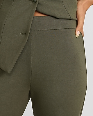 Pull-on Signature Ponte High Waisted Flare Trouser