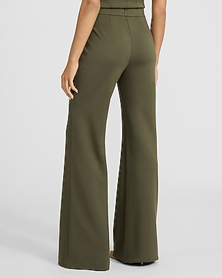 Pull-on Signature Ponte High Waisted Flare Trouser