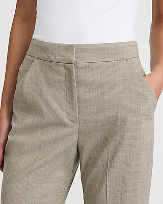 Editor Mini Houndstooth High Waisted Trouser Flare